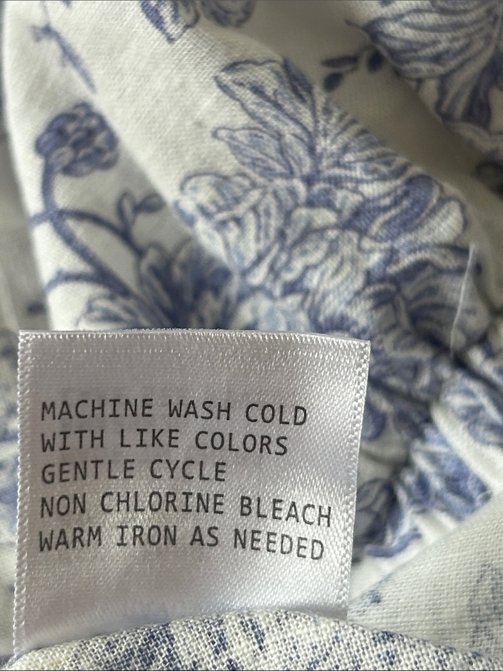 Cynthia Rowley Tiered Toile Print Maxi Skirt Small w MEASUREMENTS Lavender/Blue - Picture 8 of 11